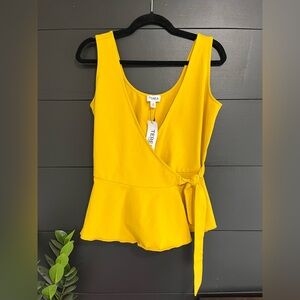 TEREA Sleeveless Wrap Shirt Women’s Tank Top NWT Sz M